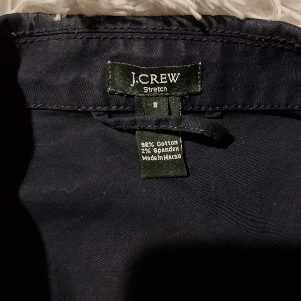 J. Crew Small Woman's Belted Black Jacket - Picture 3 of 3